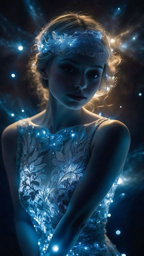 The girl in blue stars thinks about her future.the world of illusion by Neil Simone. Interrelated, smoothly flowing plots, blurred boundarie...