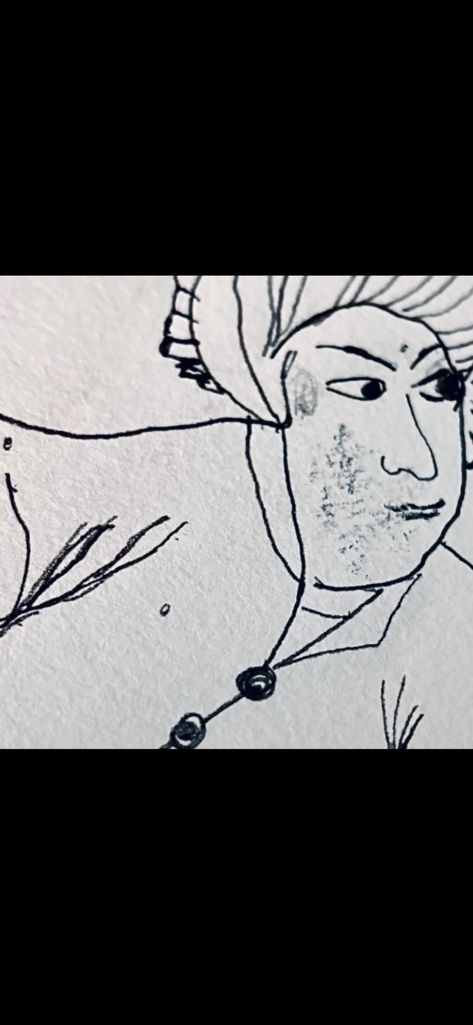 Using the provided sketch,  create a museum painting that captures the essence of a 15th-century Renaissance color palette. Add color to the image