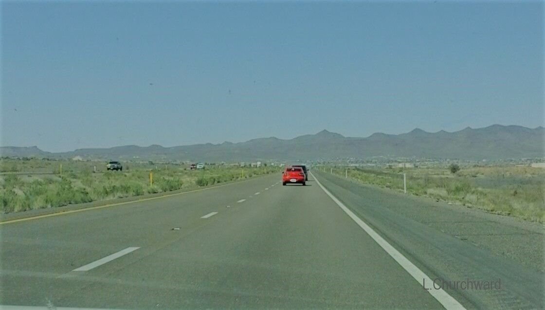 Desert with a road