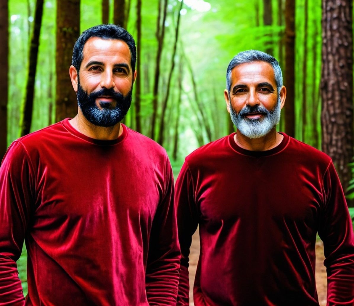 Father and Son in Splendour. 