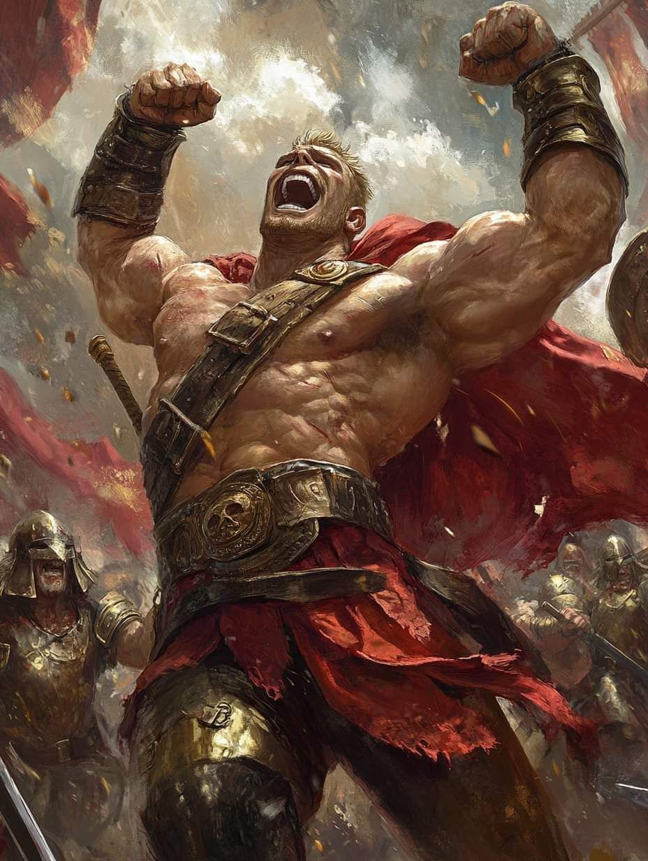 Achilles standing on the battlefield 1,12