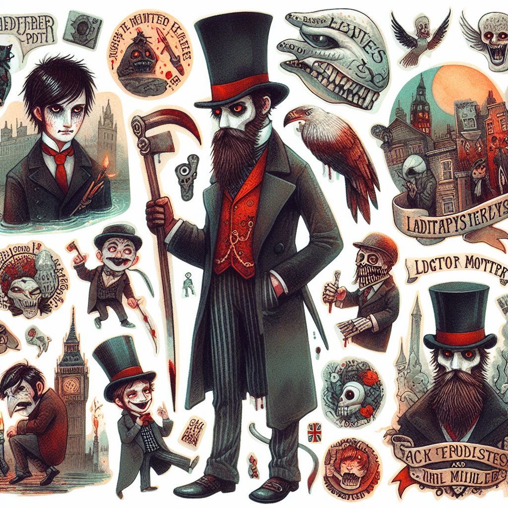 Jack the Rppper Sticker Sheet