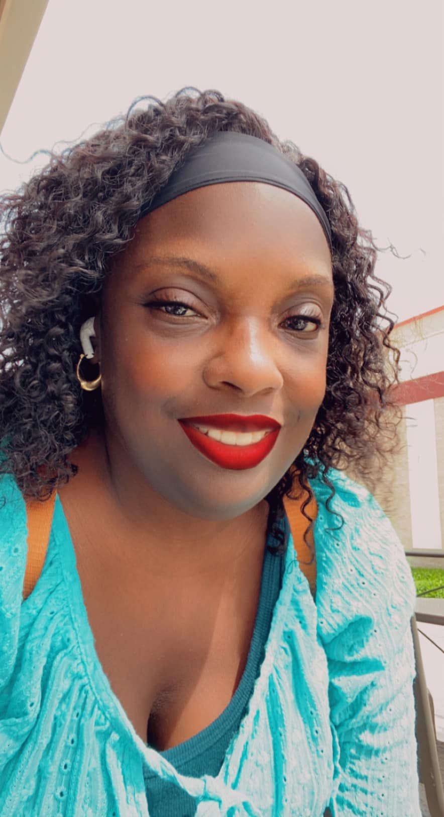 Lady Made Crazy Faces