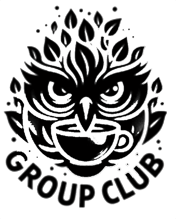 Mystery imagination purple blues and pinks owl 