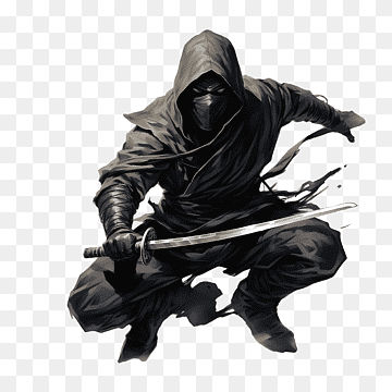 the iconic and stunning picture of a gorgeous beautiful ninja woman in action, jumping, roof of an old cursed temple , savagery,  muscular,...