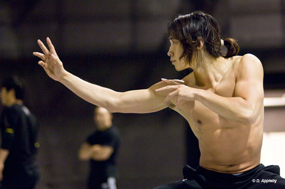 the iconic and stunning picture of a gorgeous beautiful ninja woman, beautiful face,  muscular and shredded with apparent veins, tatoo, pier...