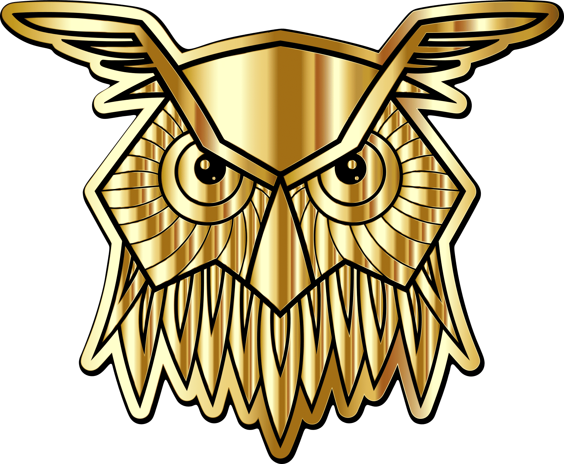 Beautiful Whimsical Art Nouveau Steampunk Christmas Owl in Red Hat