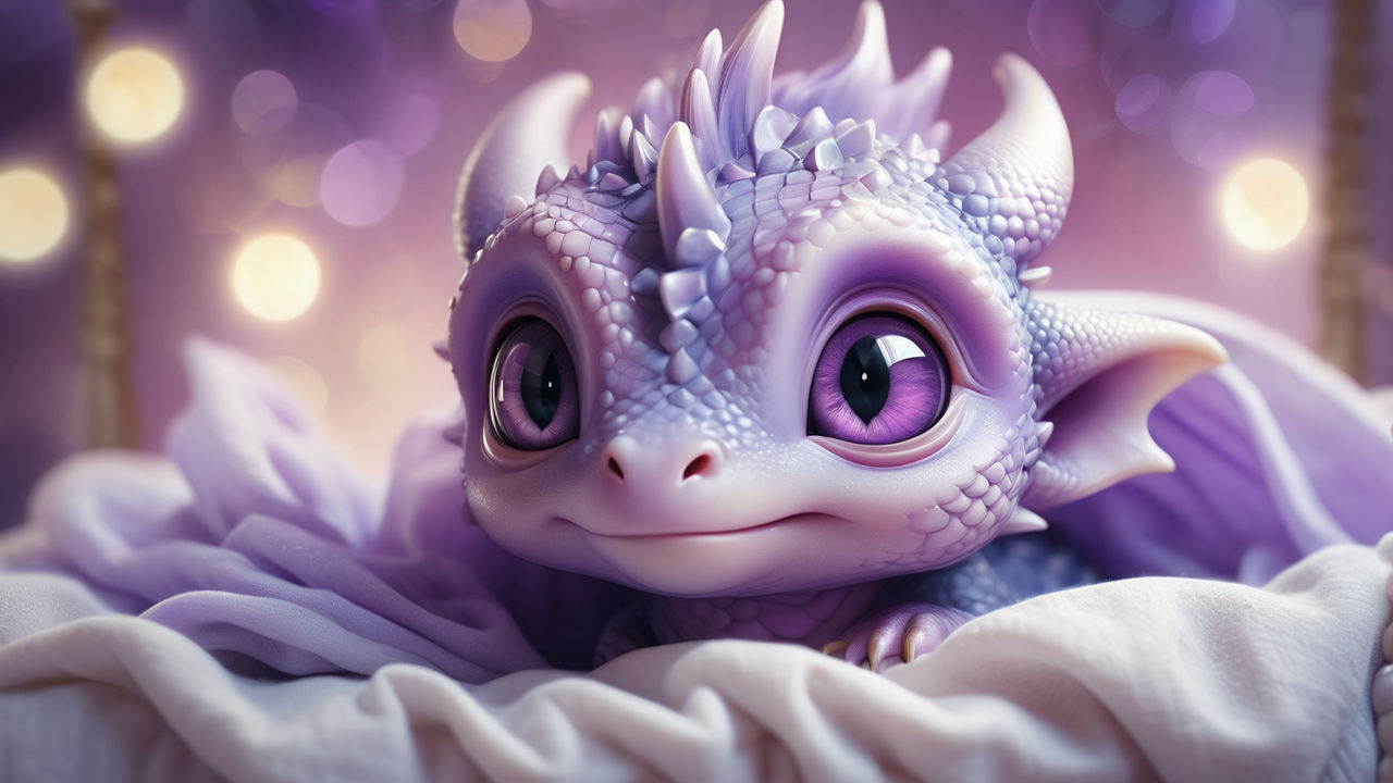 Adorable Baby Dragon