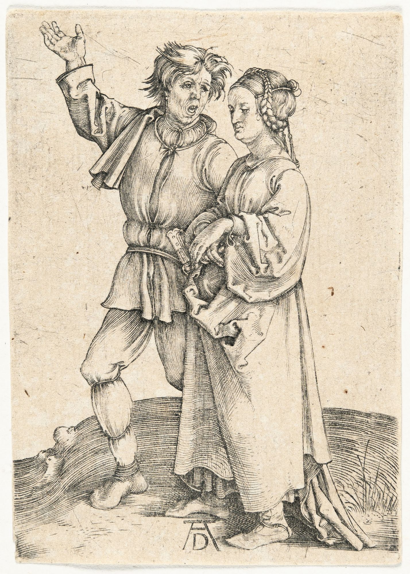 a farm and his wife