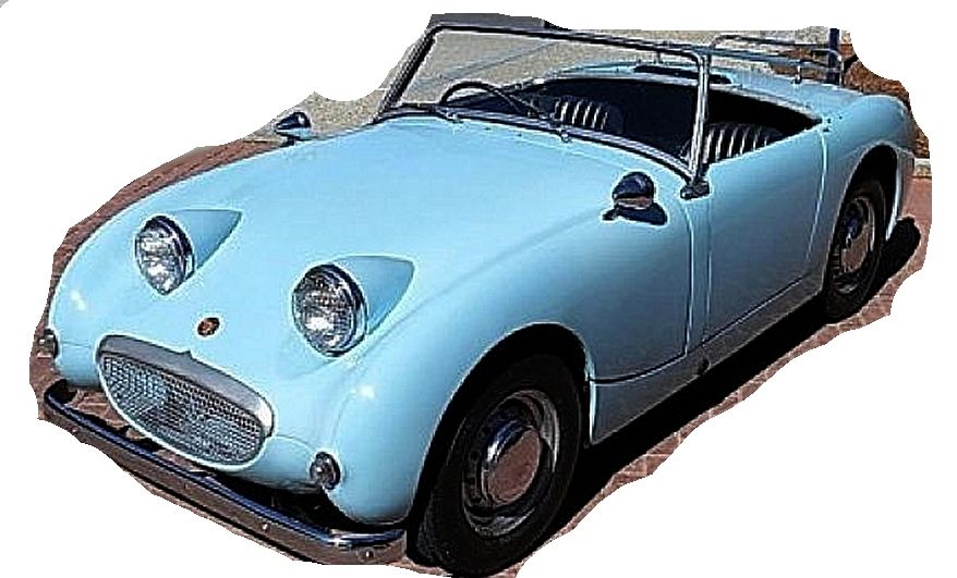 1959 car in metallic green parked on a quiet New York Greenwich Village Street