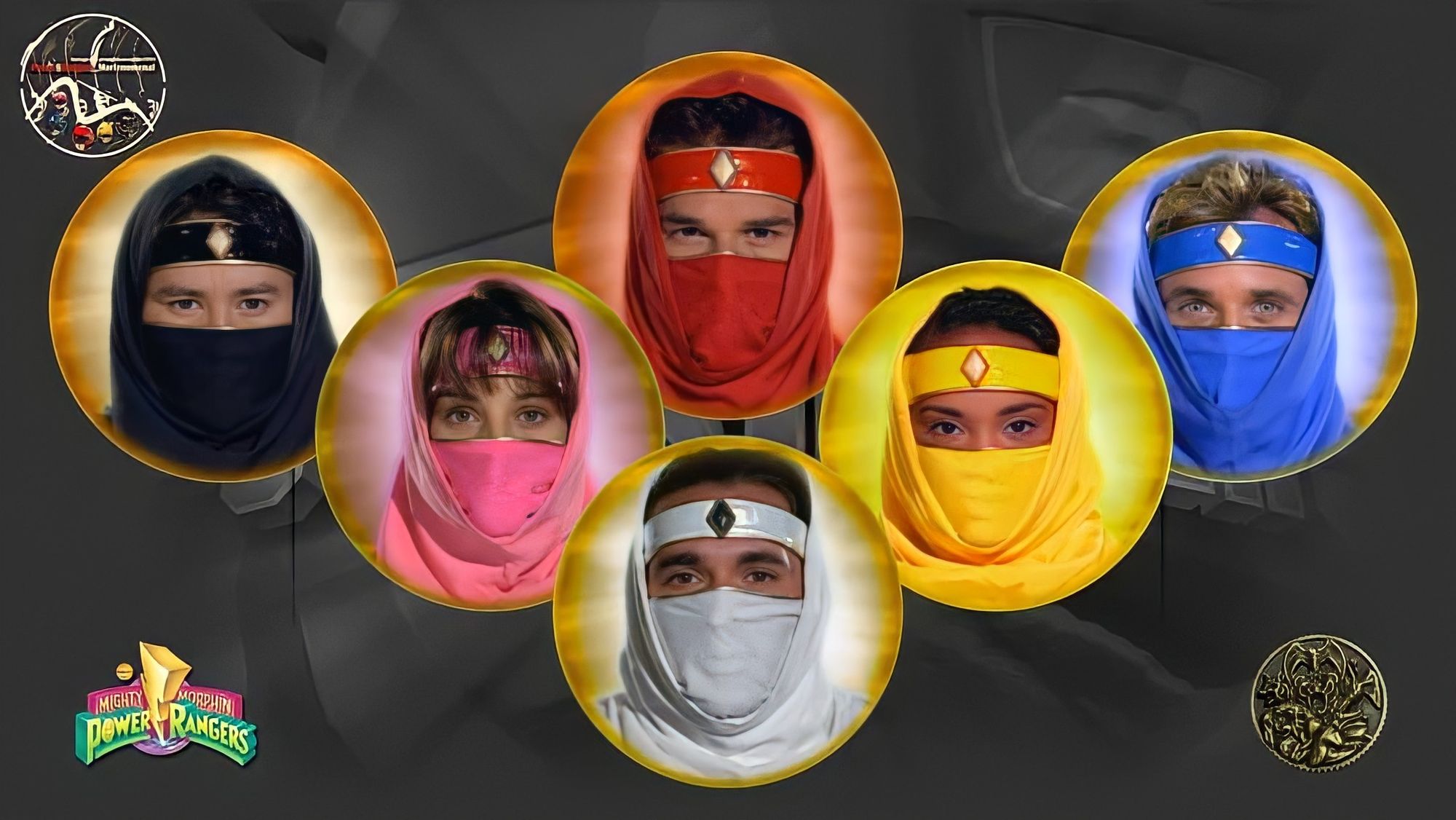 Mighty Morphin Power Rangers Ninja Morph in Anime Style 