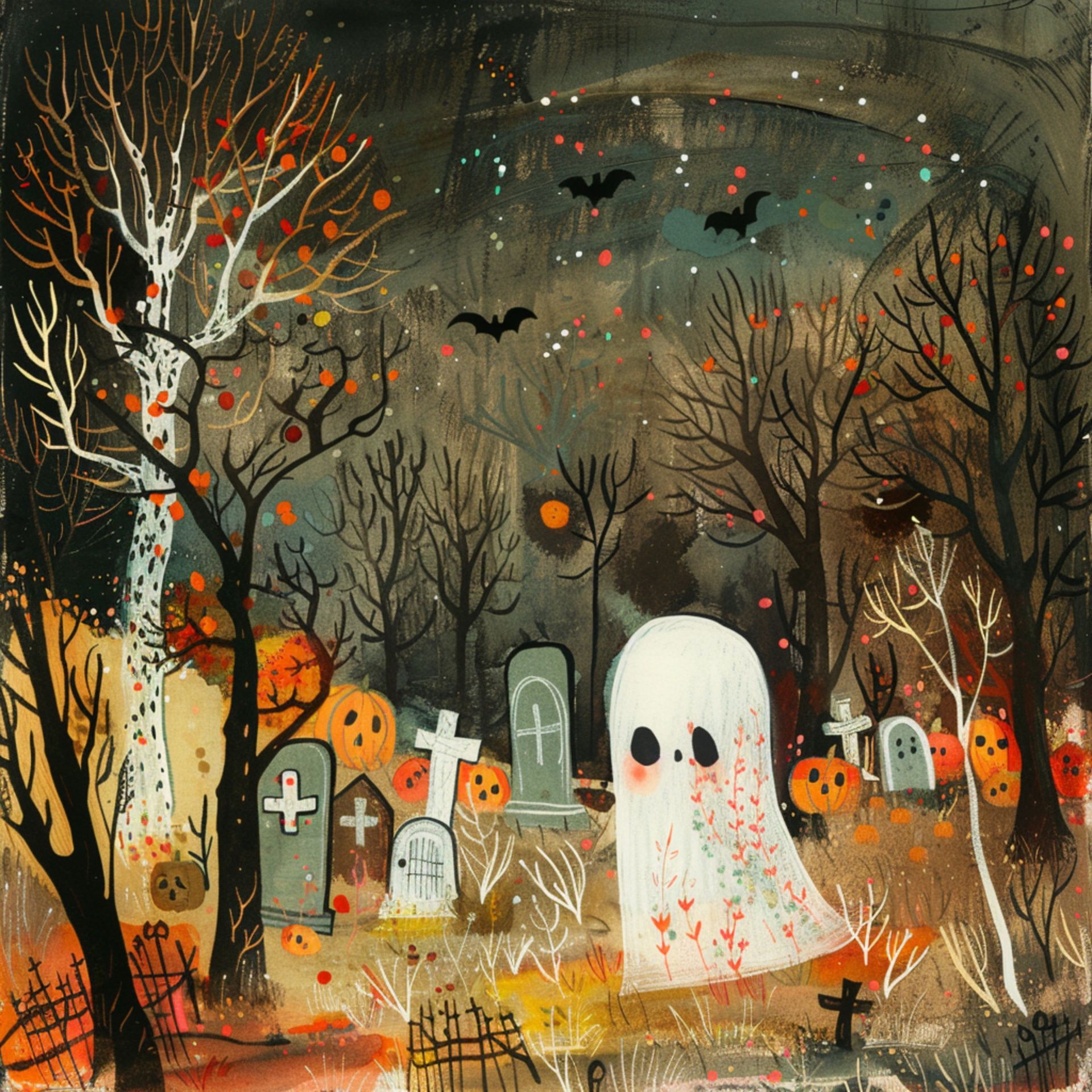 A lovely stroll through the graveyard.