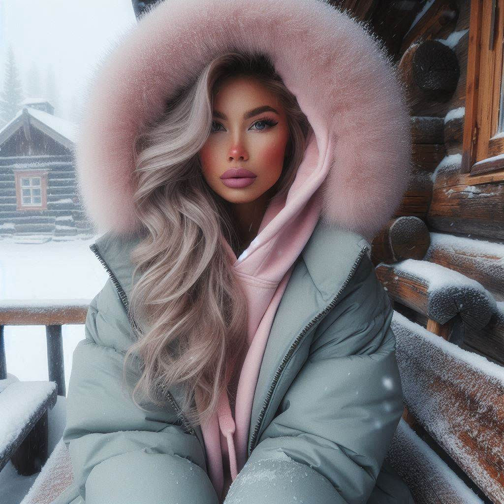 Sat outside the cabin