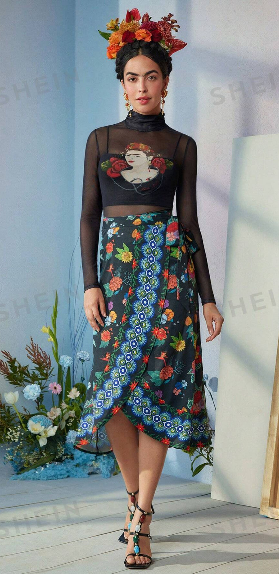 A laughing Frida Kahlo