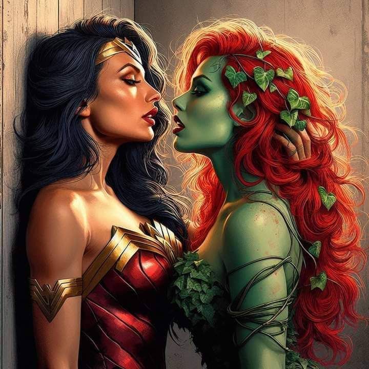 Poison Ivy charme Wonderwoman 