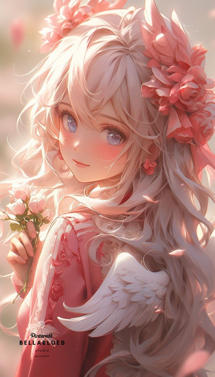 The flower angel