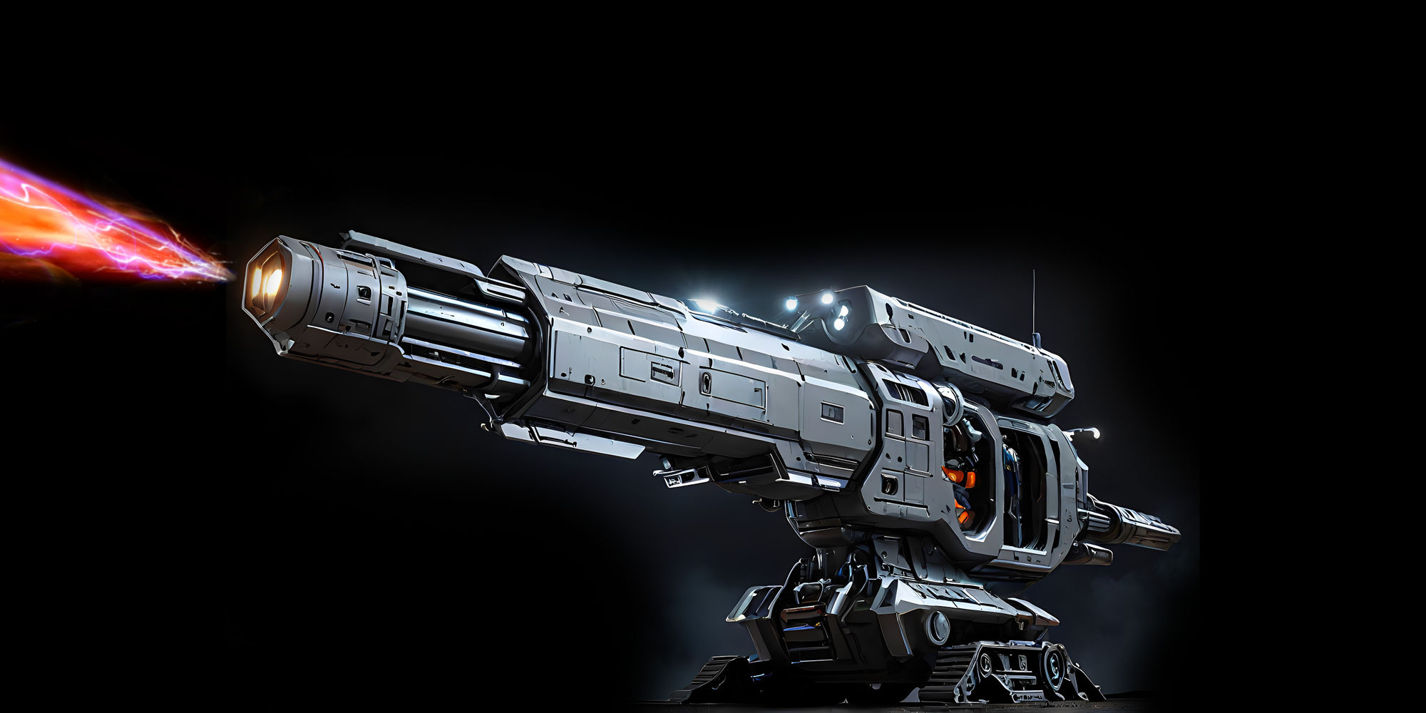 space railgun firing a weapon out of the front of the barrel

--ar 4:5 --sref 1358200855 --personalize ffwl1qc --stylize 888 8K resolution,...