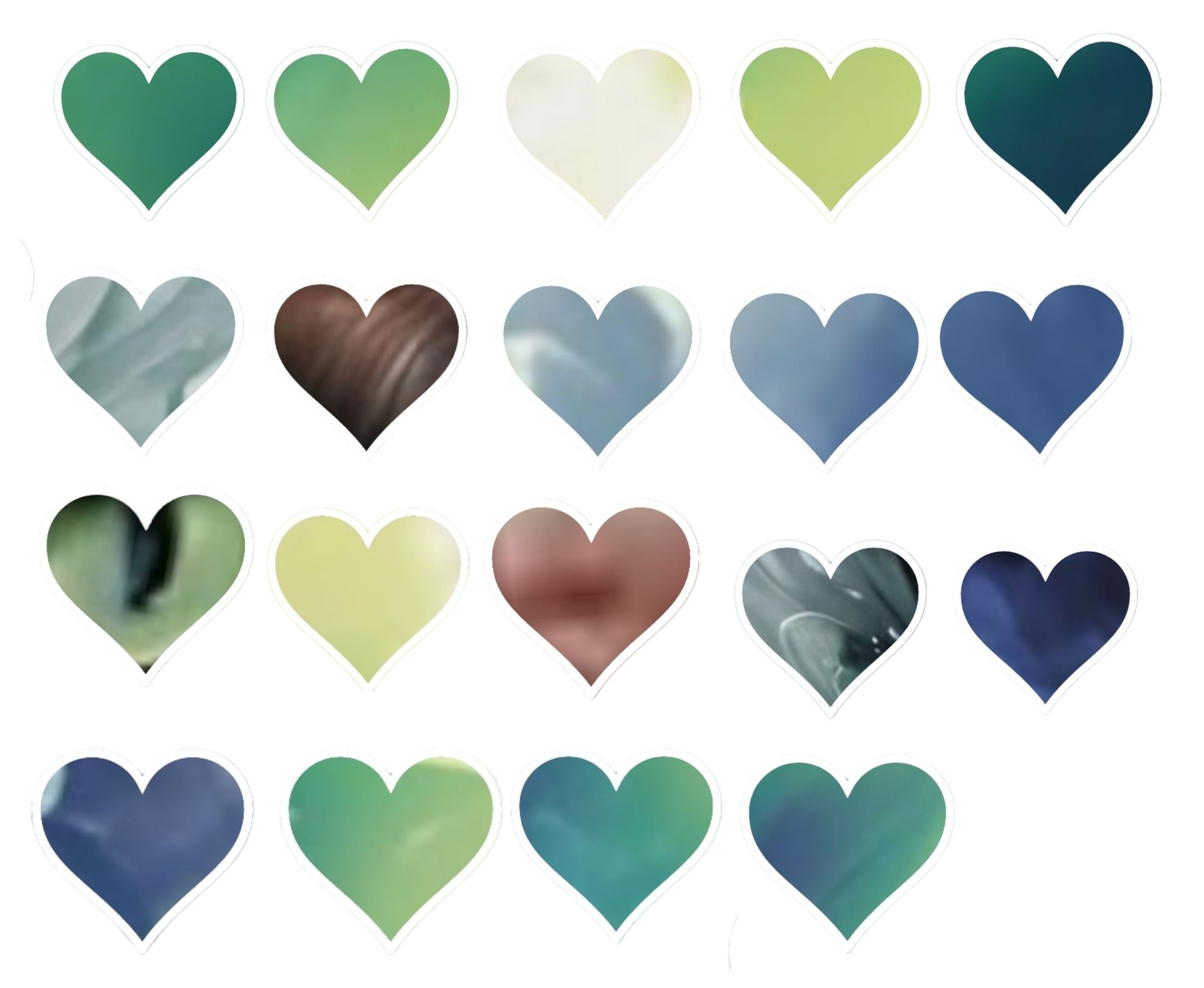 Maintain light pastel colors. 3d fancy decorative hearts, artistically designed, suede finish, 3d deep inner bevel, 3d inner shadow, intrica...