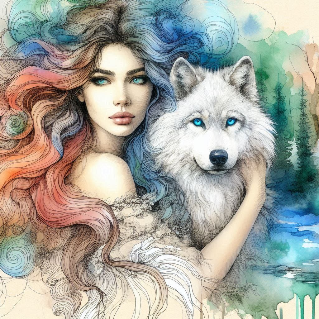 A hyper-realistic, full body portrait of a woman with a striking, exaggerated figure, blending dark allure with whimsical, girly elements....