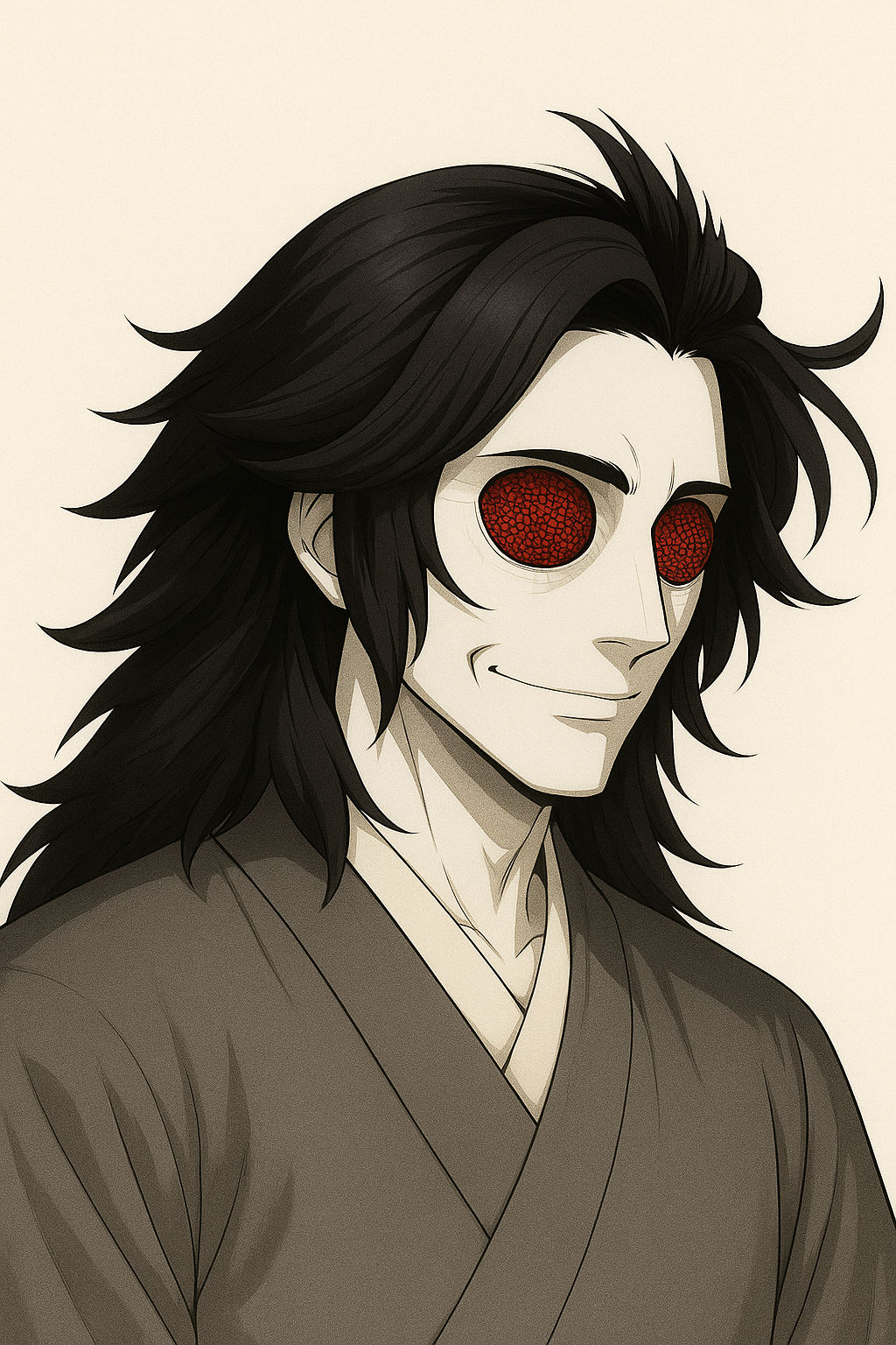 Overview

This is a half-length portrait (from the chest up) of a young-to-adult male character, with a calm expression and a slight smile. ...