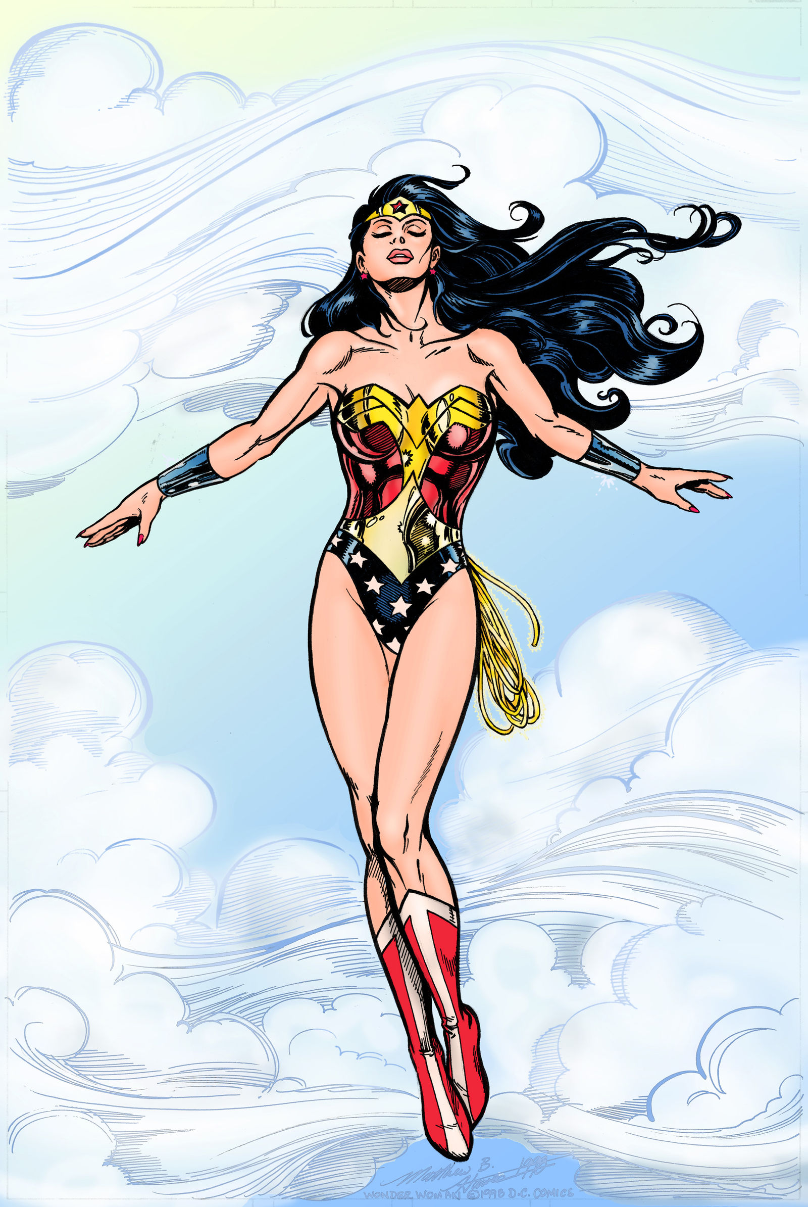 Wonder Woman In The Sky!