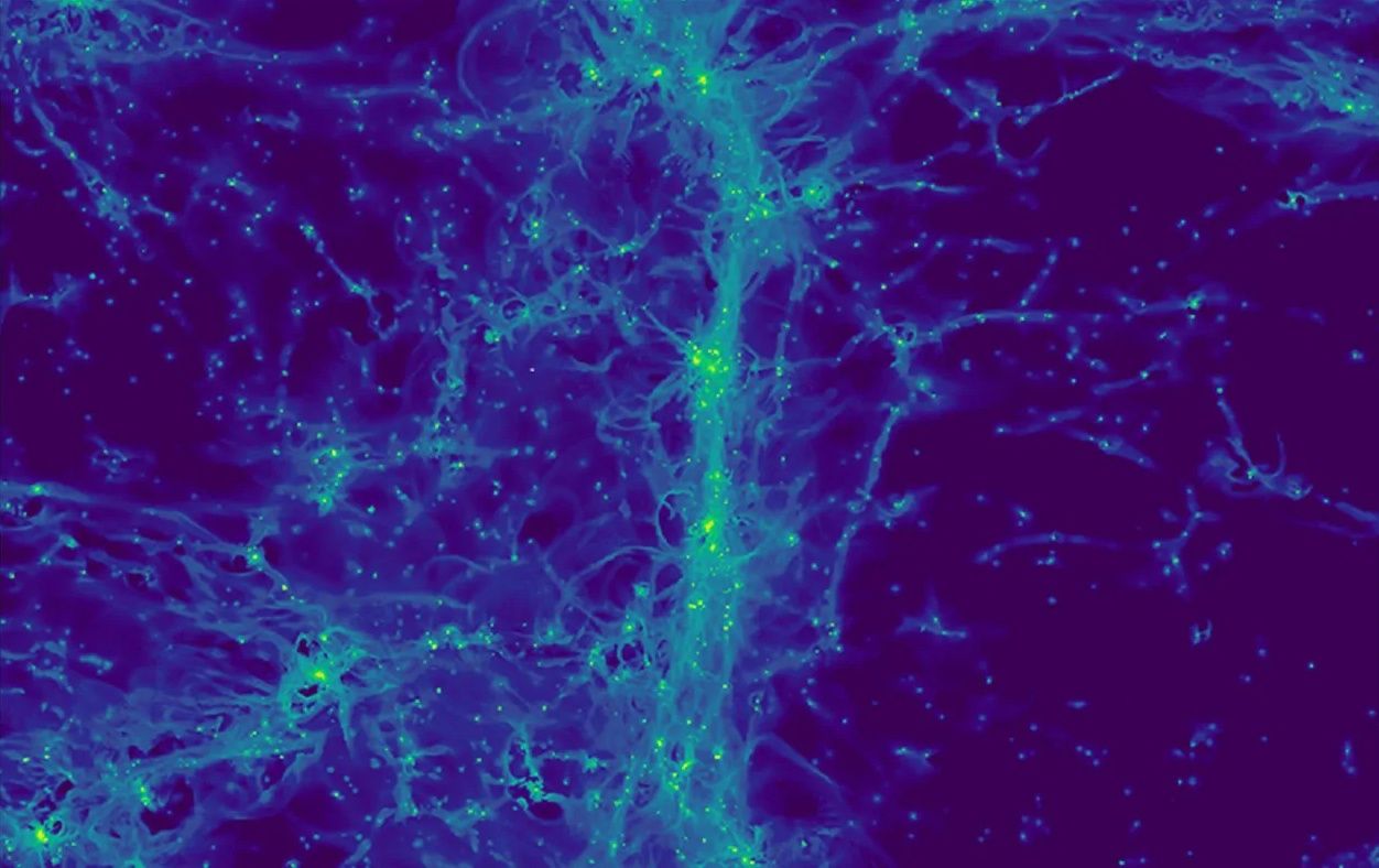 The cosmic web (artistic conception)