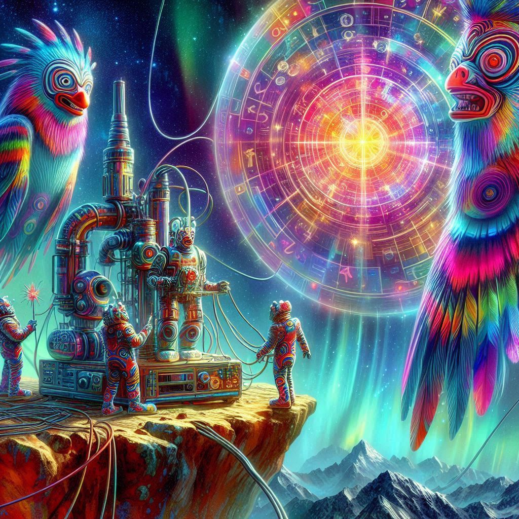 installing the bio-sampo on a barren asteroid