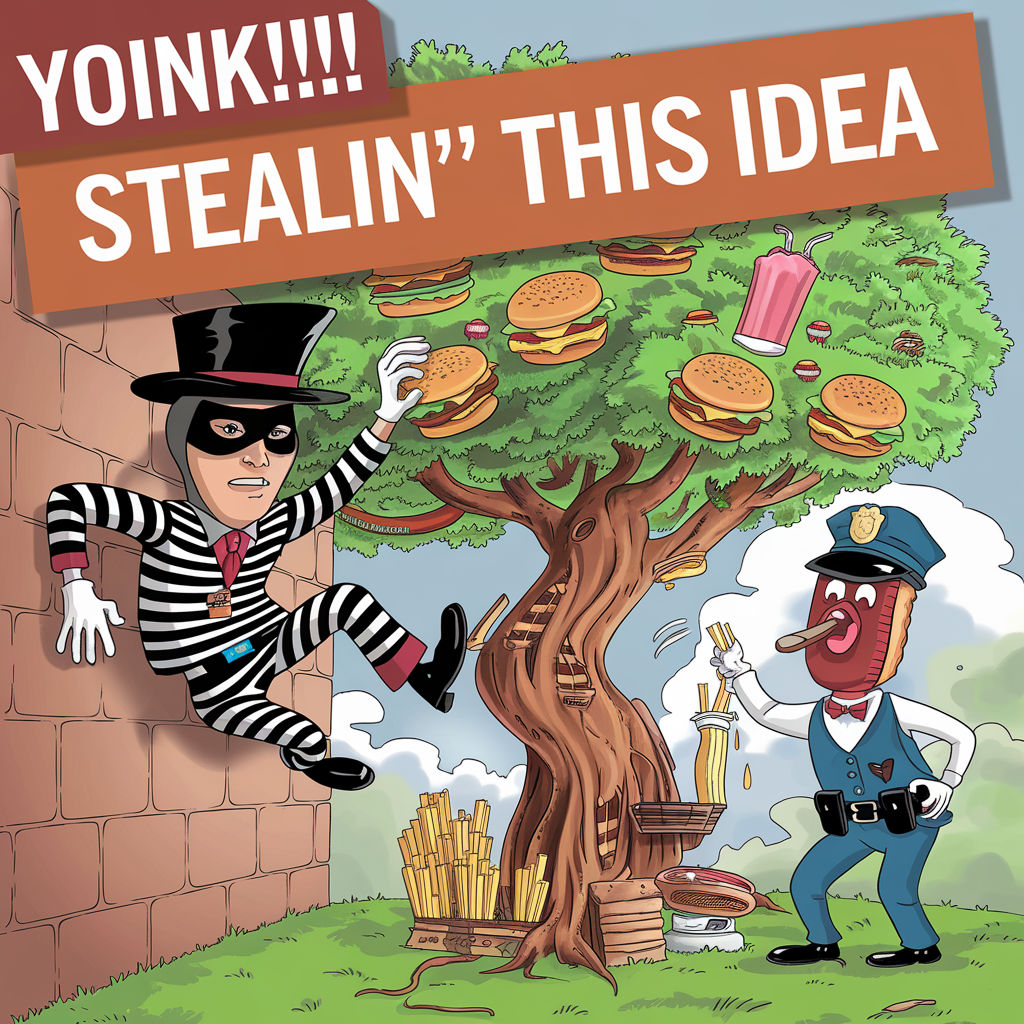 "YOINK!!!!!!!! stealin' this idea!!!!! 