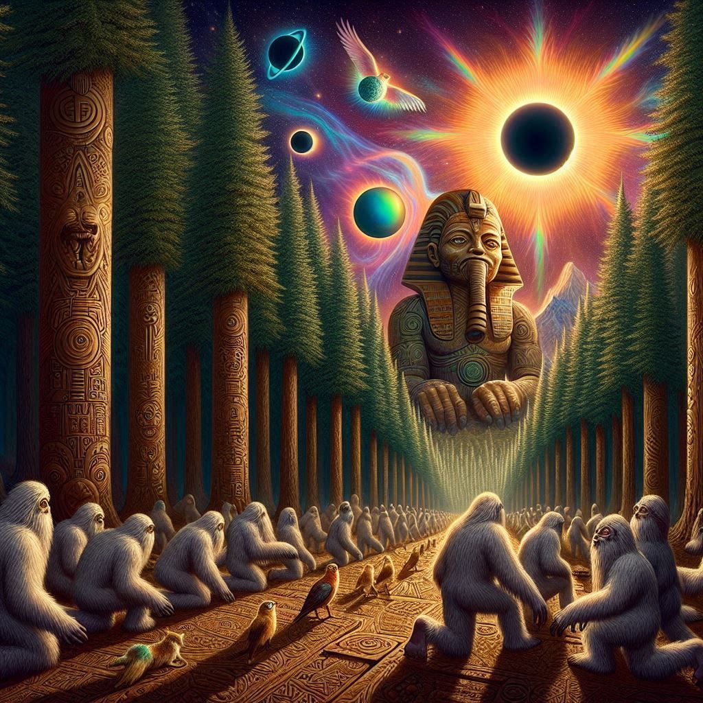 trans-dimentional conjunction of impossible astronomical events