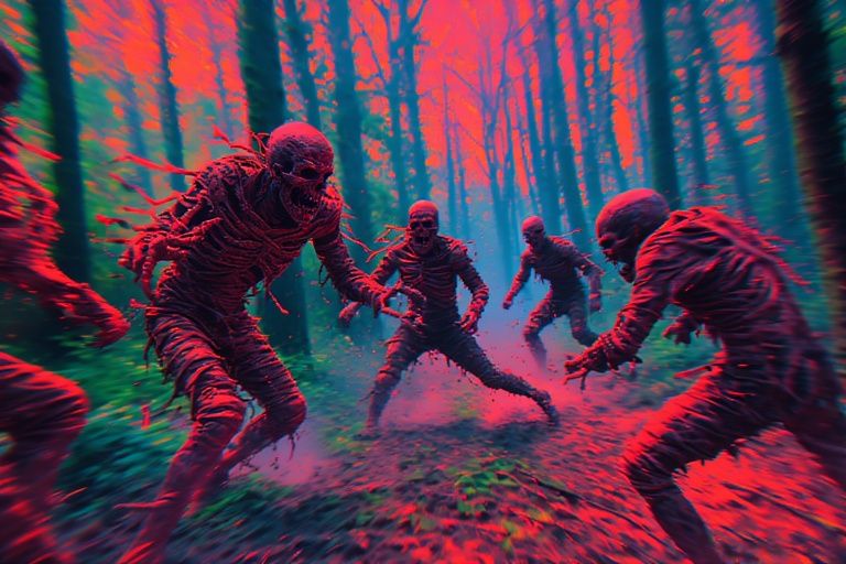 surreal distorted anamorphic lens effect, oblique angle, spin blur. ultraviolet xray effect, inverted colors, glitch hologram, stereoscopic ...