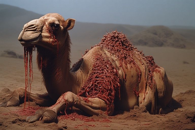 cursed undead evil zombie camel