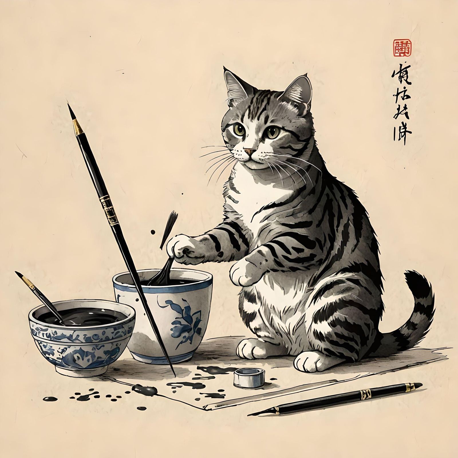 Kitten Painter