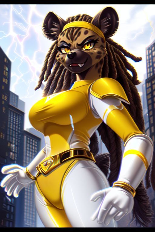 Giant Yellow Hyena Ranger