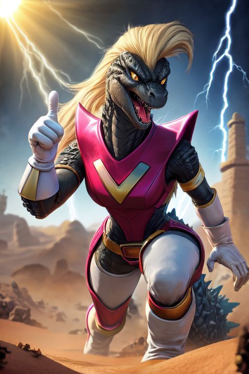 Pink Godzilla Ranger