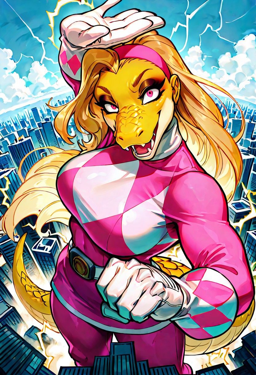 Giant Pink Croc Ranger