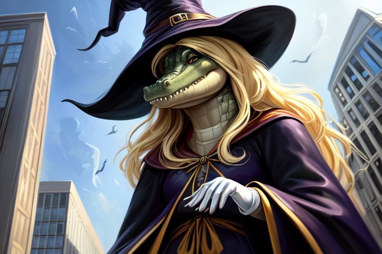 Giant Crocodile Witch
