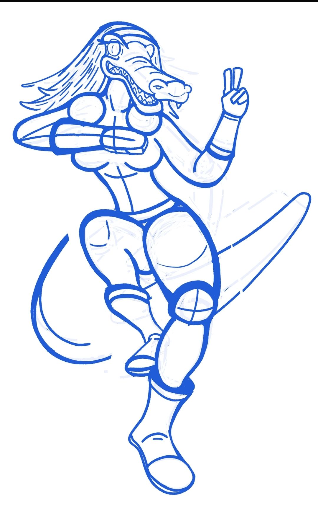 Pink Crocodile Ranger