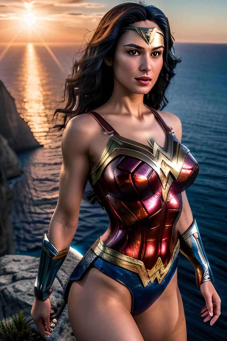 Wonder Woman - sunset