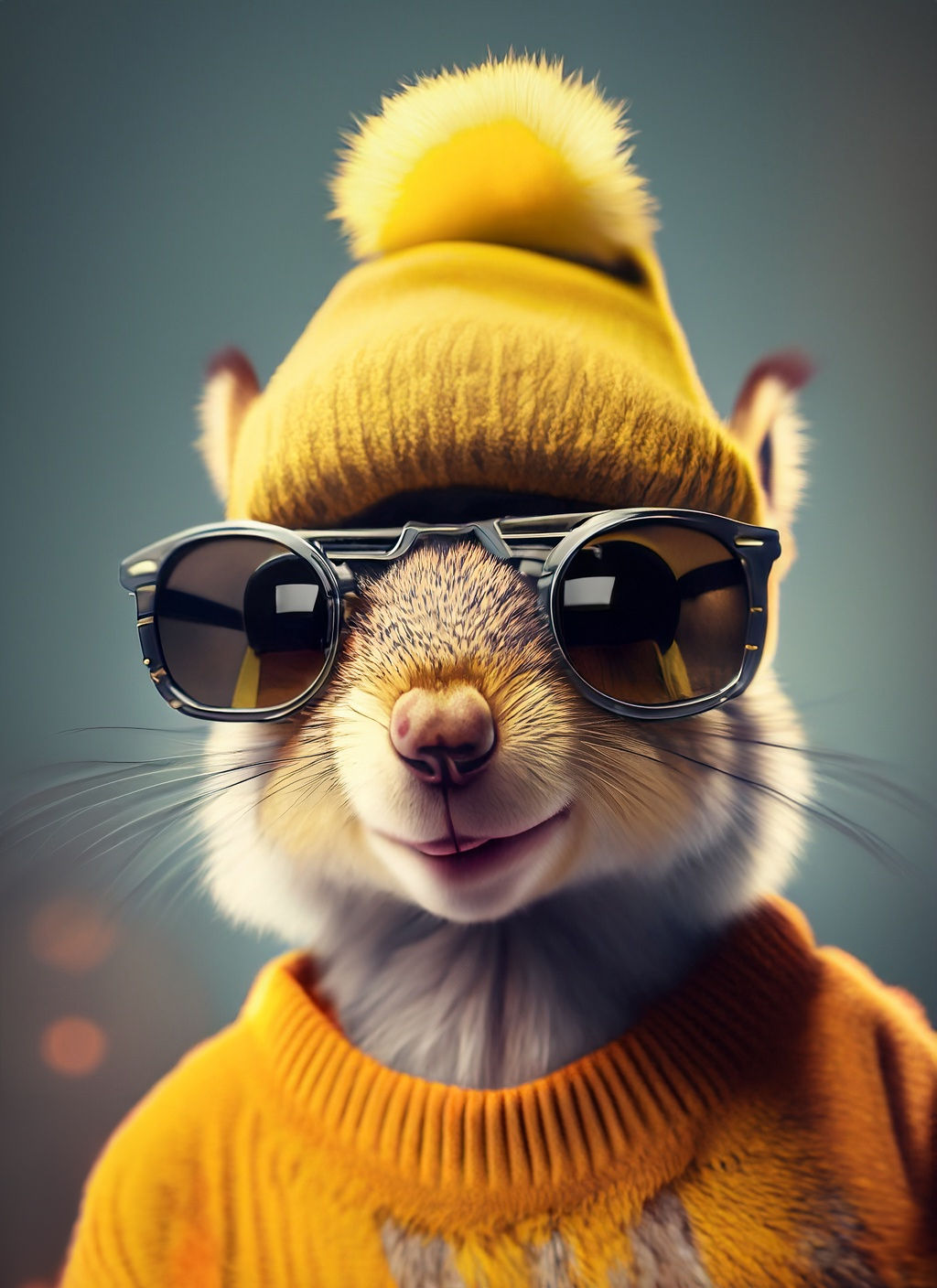 Hipster squirrel