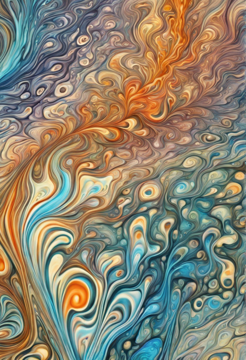 natural-underwater-landscape-ebru-art-cotylorhiza-tuberculata-and-cigar-jellyfish-as-fractal-zentangle