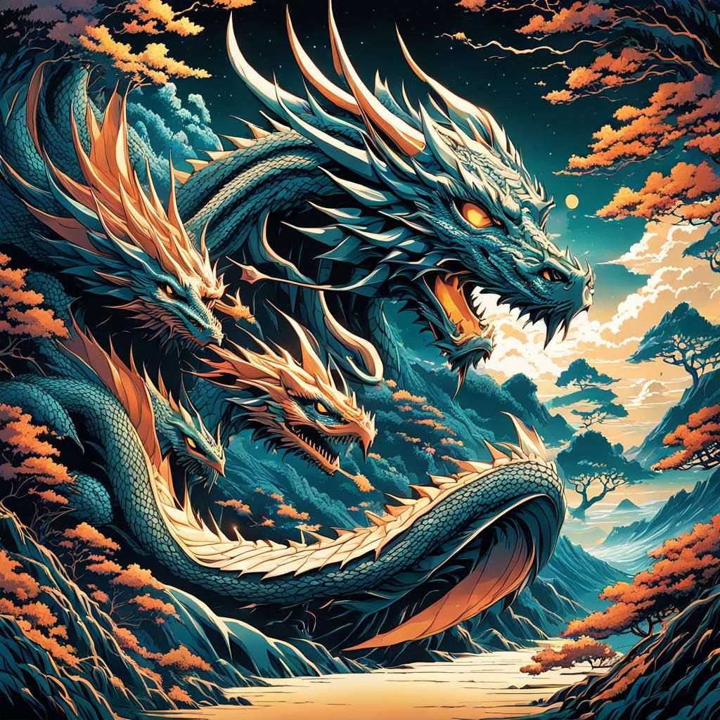 cloud dragon by the gates