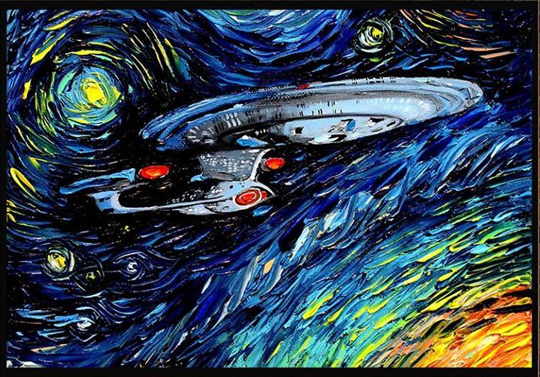 'Distorted Enterprise' by Van Gogh