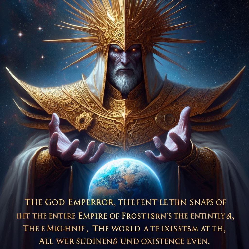 The Fingers of The God Emperor Were Snapped 1