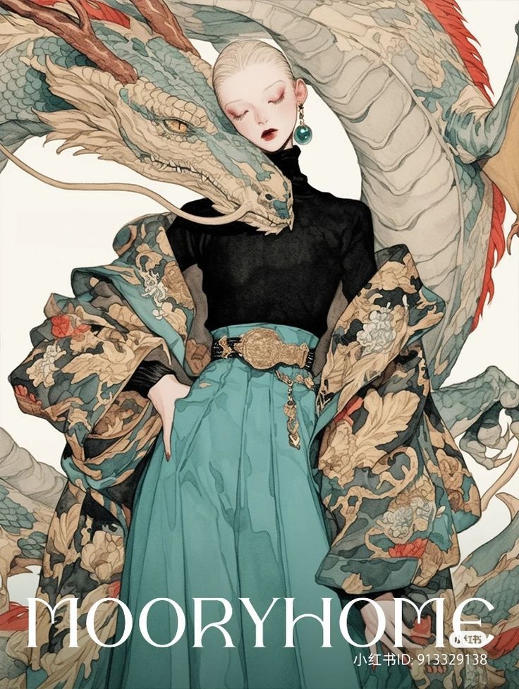 A woman in battle with two swords in her hands.