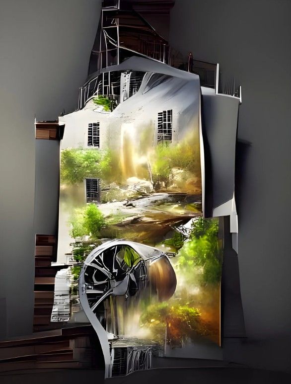 Vision de la déesse des machines