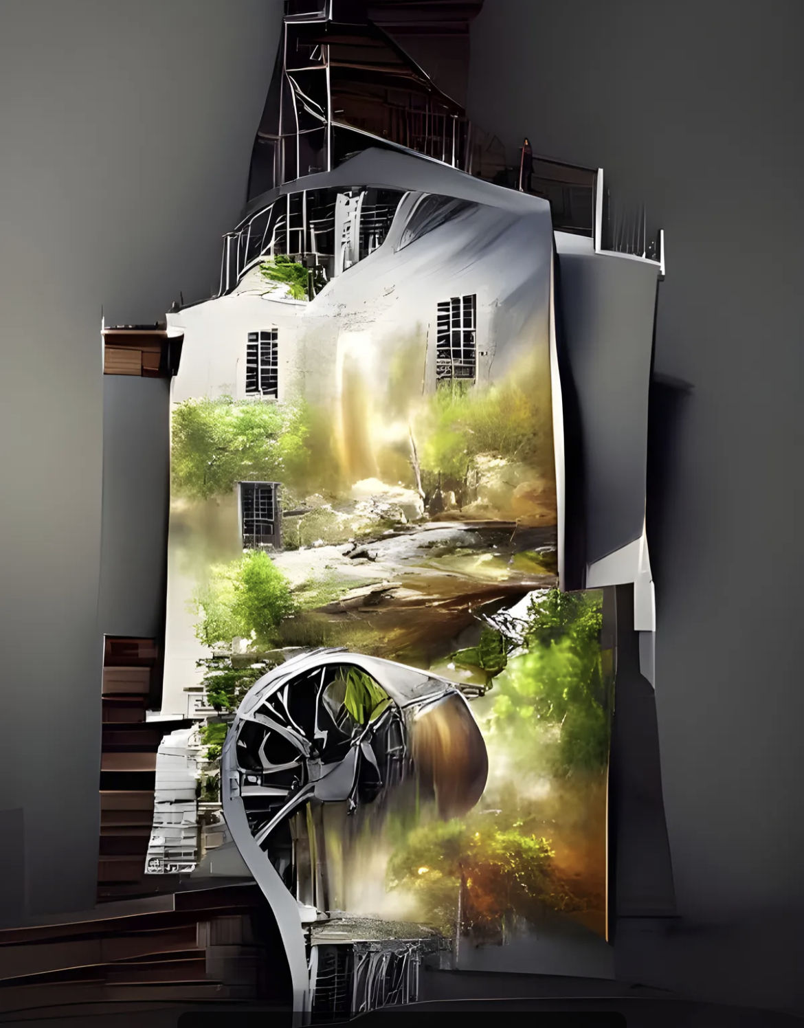 No place to hang the picture . . 