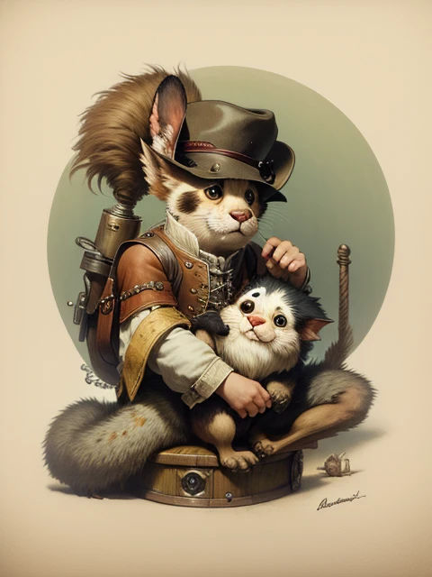 El gato, curioso, juega sin cesar
Con botones de su camisa inerte,
Buscando en sus ojos algo familiar. norman rockwell Iluminación General L...