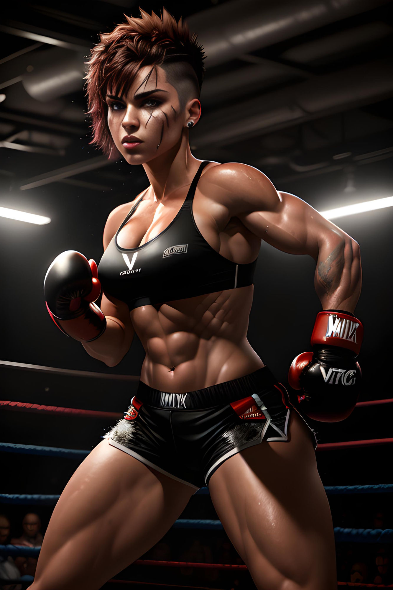 Gritty, underground fight club