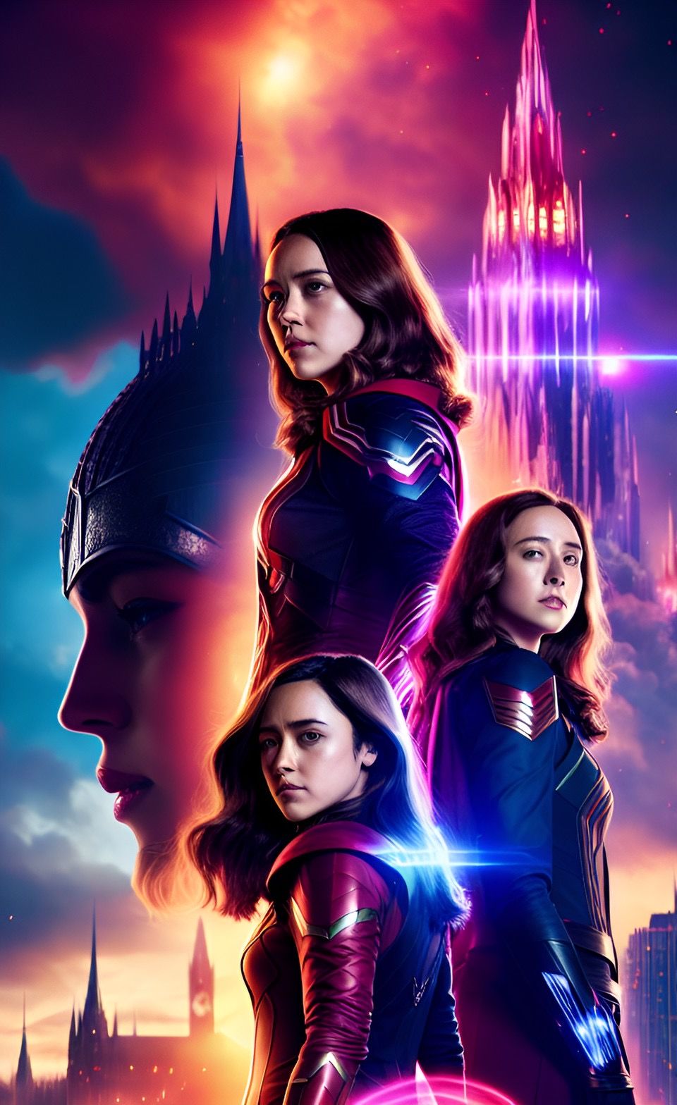 Realistic nature inspired dress