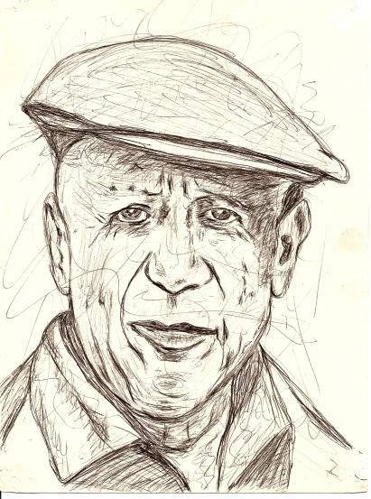 impressionist  colorful  ET ( CUTE man:1.2) lay dawn in a palm of a hand